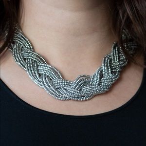 Braided Seed bead necklace. NWT.